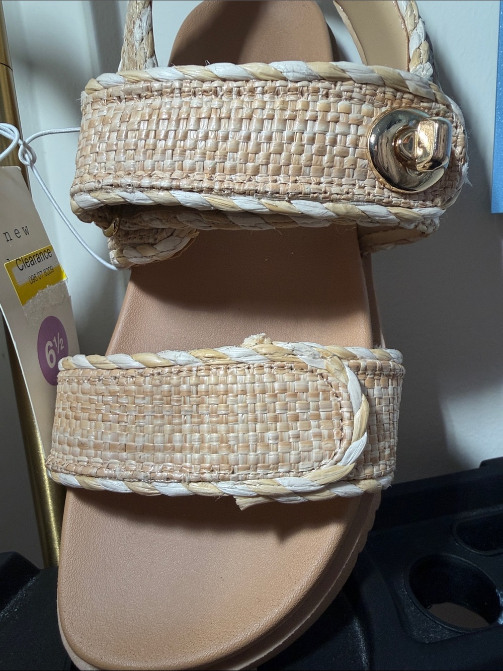 a new day Beige Braided Strap Sandals - Picture 3 of 6